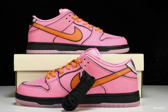 SB Girls Powerpuff The FZ8319-600  x Nk Dunk Low 1020